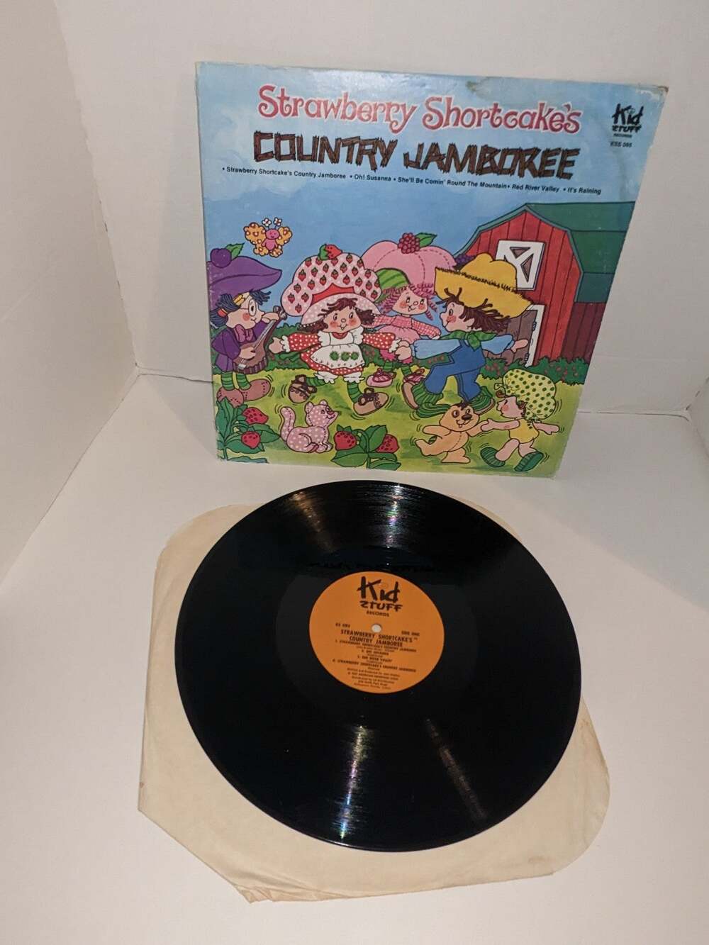 1981 Vintage Strawberry Shortcake Country Jamboree Vinyl Record Album